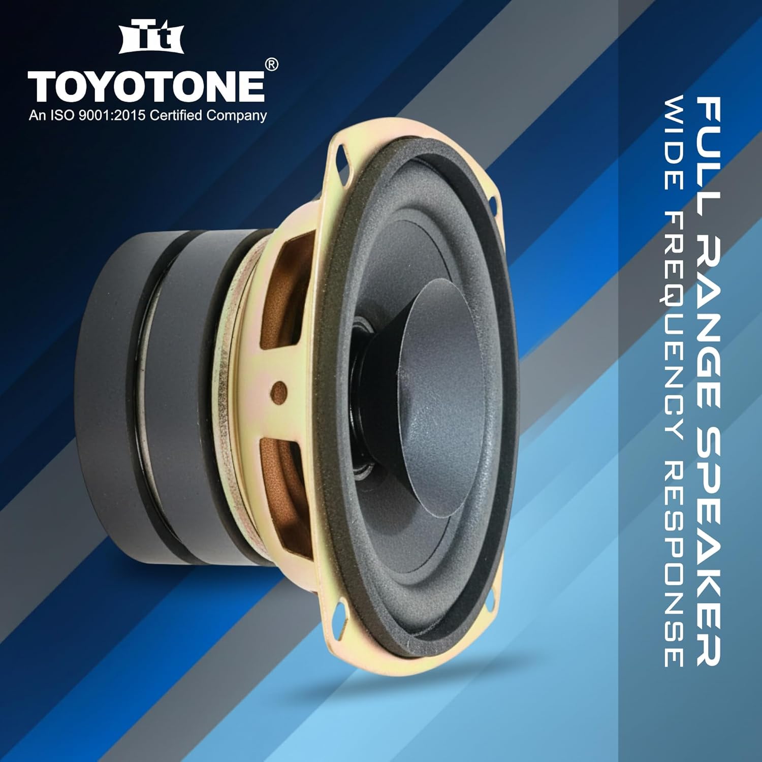 3″ Inch Full-Range Speaker 40W Max Impedance 4 Ohms Dual Cone 53mm Dual Magnet Copper Coil