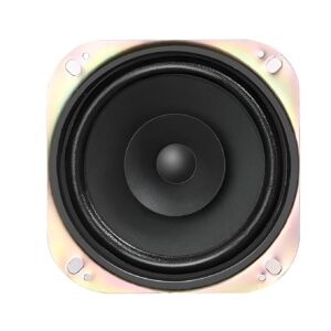 4″ Inch Full-Range Speaker 40W Max Impedance 4 Ohms Dual Cone 70x15mm Magnet Copper Coil